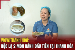 [WOW! THANH HÓA] Độc lạ 2 món bánh đầu tiên tại Thanh Hóa