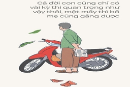 Những “chuyến xe” trên lưng cha