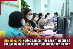 Điểm nóng 1/5: Cách tính chế độ với cán bộ nghỉ hưu trước tuổi khi sắp xếp bộ máy