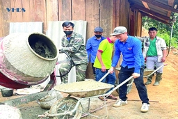 Tuổi trẻ chung tay xóa nhà tạm, nhà dột nát