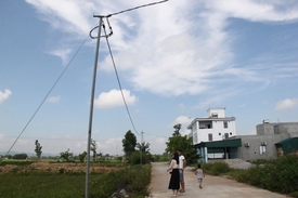 “Đói” điện ở mặt bằng khu dân cư xã Hợp Thành