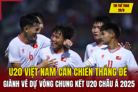 Tin thể thao 28/9: U20 Việt Nam cần chiến thắng để giành vé dự vòng chung kết U20 châu Á 2025