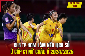 Tin thể thao 10/10: CLB TP.HCM làm nên lịch sử ở cúp C1 nữ châu Á 2024/2025; Klopp gây tranh cãi với vai trò mới tại Red Bull