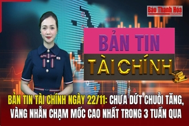 Bản tin Tài chính 22/11: Chưa dứt chuỗi tăng, vàng nhẫn chạm mốc cao nhất trong 3 tuần qua