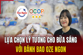 [REVIEW OCOP] Lựa chọn lý tưởng cho bữa sáng với bánh bao Oze Ngon