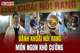 [WOW Thanh Hoá!] Bánh   khoái nồi rang  -  món ngon  khó  cưỡng