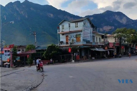 Thị trấn Mường Lát vắng lặng trong ngày Tết Độc lập