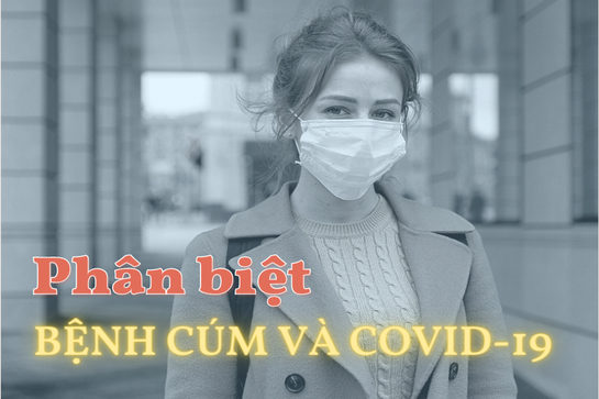 [Infographic] - Phân biệt bệnh COVID-19 và bệnh cúm