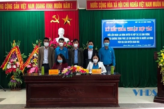 Hợp tác thực hiện Chương trình “Phúc lợi cho đoàn viên công đoàn và người lao động” trên địa bàn Quan Hóa