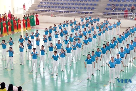 Đặc sắc Hội thi Dân vũ thể thao “Vũ điệu khỏe đẹp” của phụ nữ các dân tộc Thanh Hóa