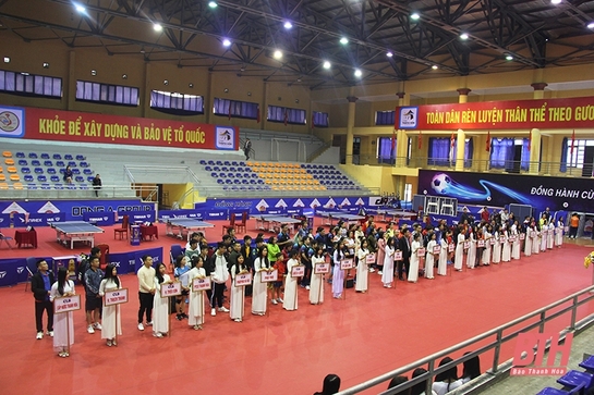 Gần 300 VĐV tranh tài tại Giải Bóng bàn các Câu lạc bộ tỉnh Thanh Hoá – Cúp Long Thành 2022