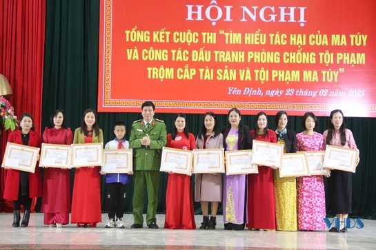 Lan tỏa cuộc thi tìm hiểu về tác hại của ma túy và đấu tranh phòng, chống tội phạm ma túy ở Yên Định  