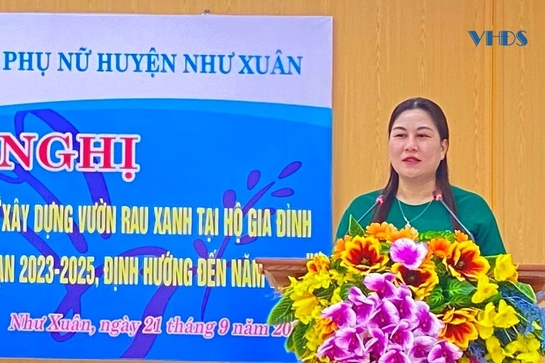 Triển khai kế hoạch thực hiện đề án xây dựng vườn rau xanh tại hộ gia đình trên địa bàn huyện Như Xuân