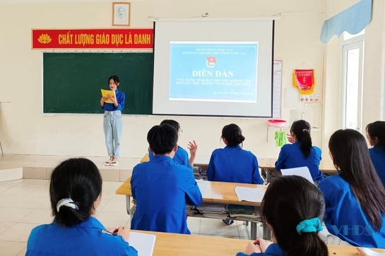 Diễn đàn xây dựng “Tình bạn đẹp, nói không với bạo lực học đường