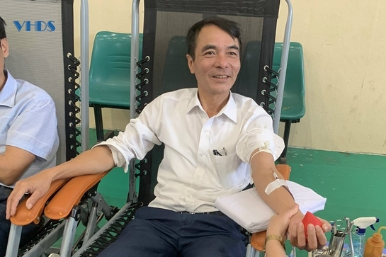 Thầy giáo hơn 20 lần hiến máu tình nguyện