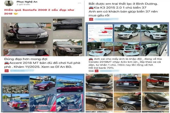 Cảnh giác lừa đảo mua, bán xe ô tô giá rẻ trên mạng xã hội