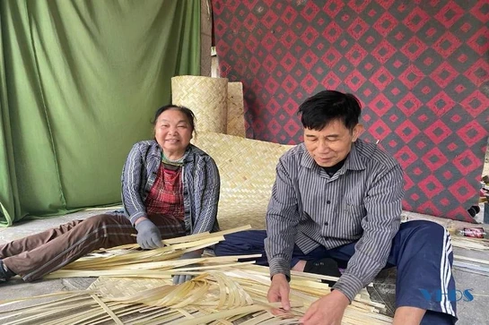 Nghề đan cót nan ở xã Hà Hải